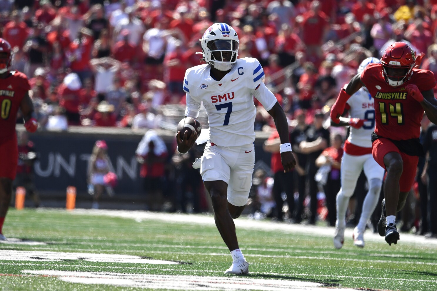 Louisville football score discount